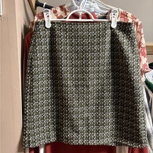RW&CO. Olive Tweed Mini Skirt